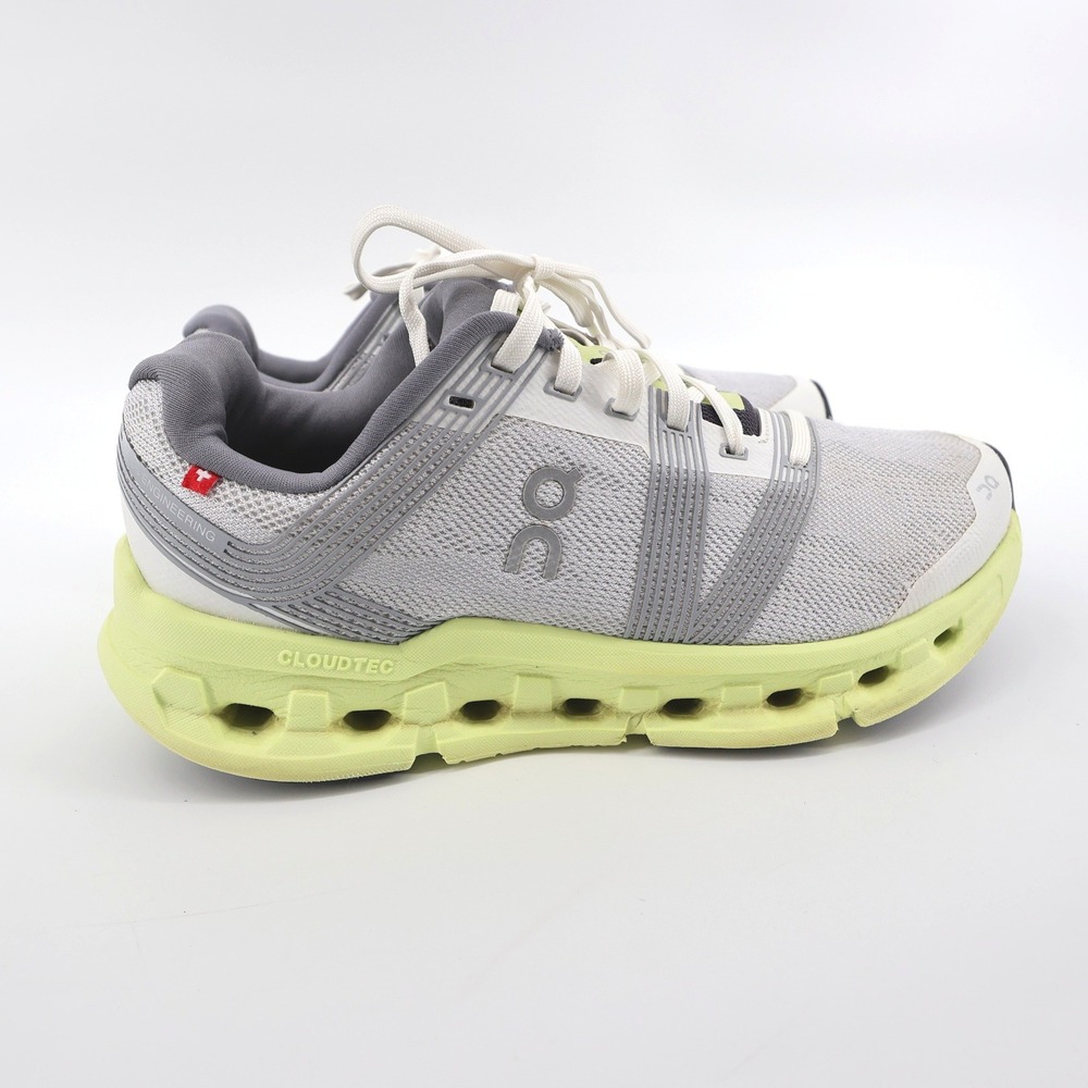 On Cloudgo Running Sneakers White Grey Womens 7.5 Shoes‎